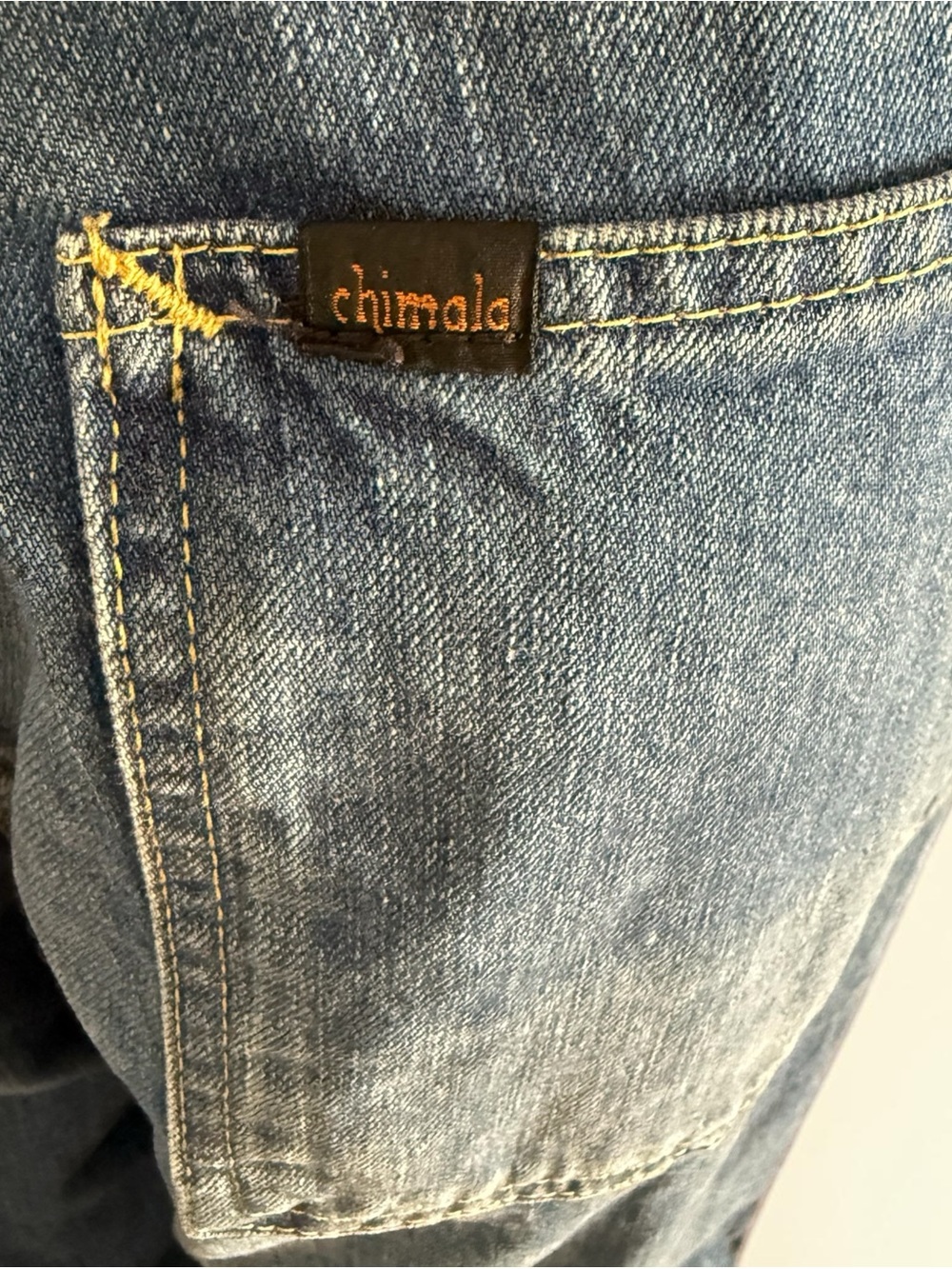 Chimala Adjustable Waist Denim Pants in Medium Wash - Picture 6 of 11
